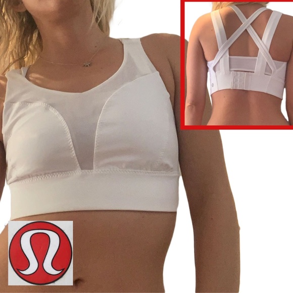 lululemon athletica Other - NWOT Lululemon Athletica Energy Exhale Sports Bra in white